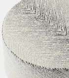 Missoni Brouges cylindrical bouclé pouf