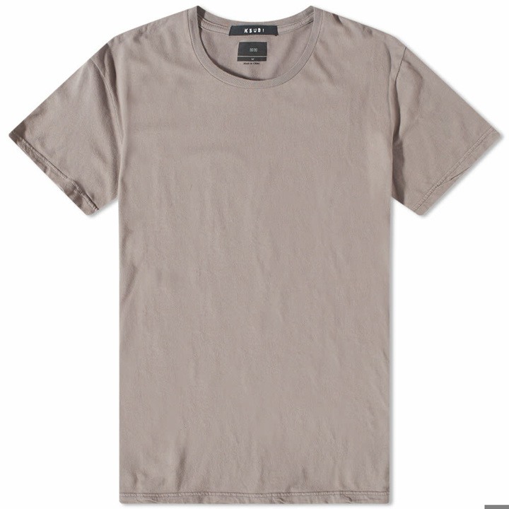 Photo: Ksubi Men's Seeing Lines T-Shirt in Vintage Grey