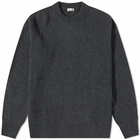 Margaret Howell Men's Fishermans Crew Knit in Storm Grey