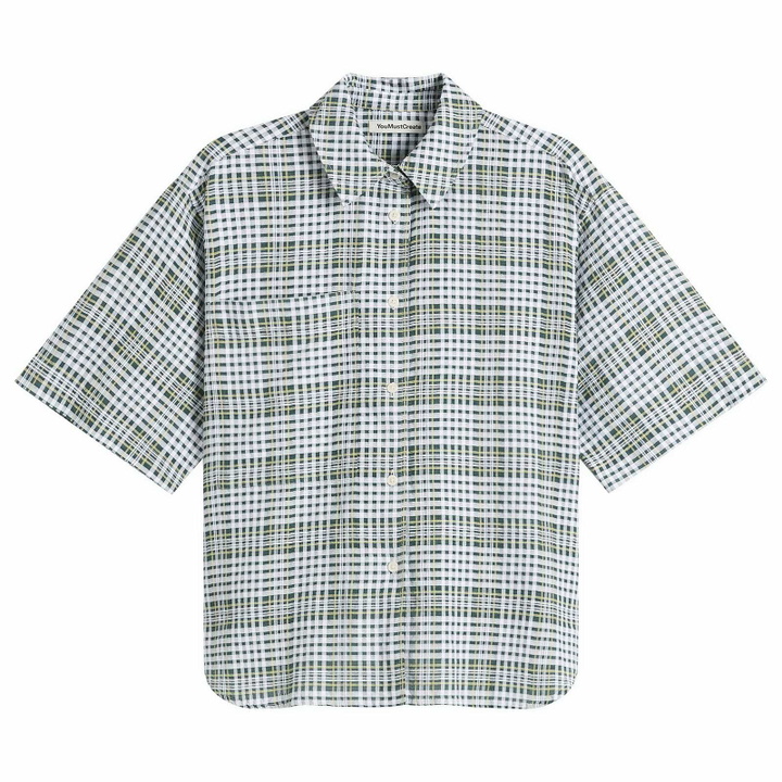 Photo: YMC Women's Eva Shirt in Multi