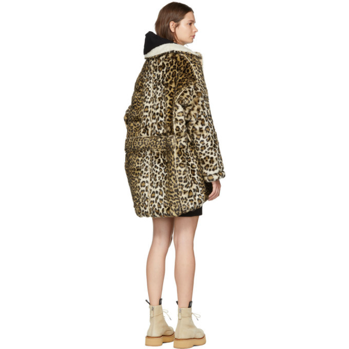 R13 Brown Leopard Hunting Coat R13