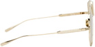 Valentino Garavani Gold V-Hexagon Sunglasses