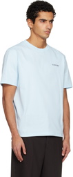 Lanvin Blue Bouclette Logo T-shirt