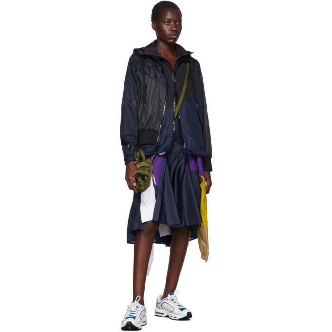 Nike Navy and Purple Sacai Edition W NRG Ga NI-03 Skirt Nike
