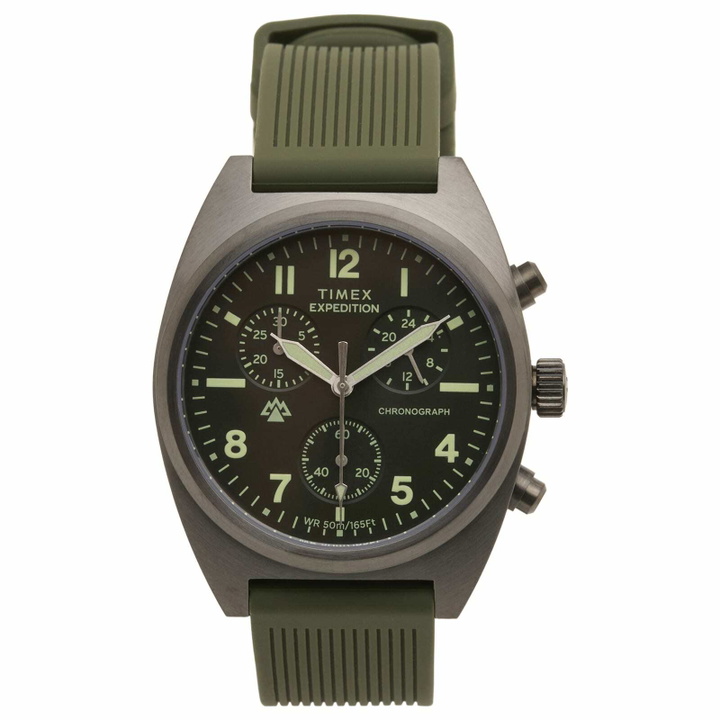 Photo: Timex Expedition Capstone Chrono Watch in Green 