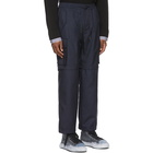 Juun.J Navy Cordura® Detachable Knee Cargo Pants