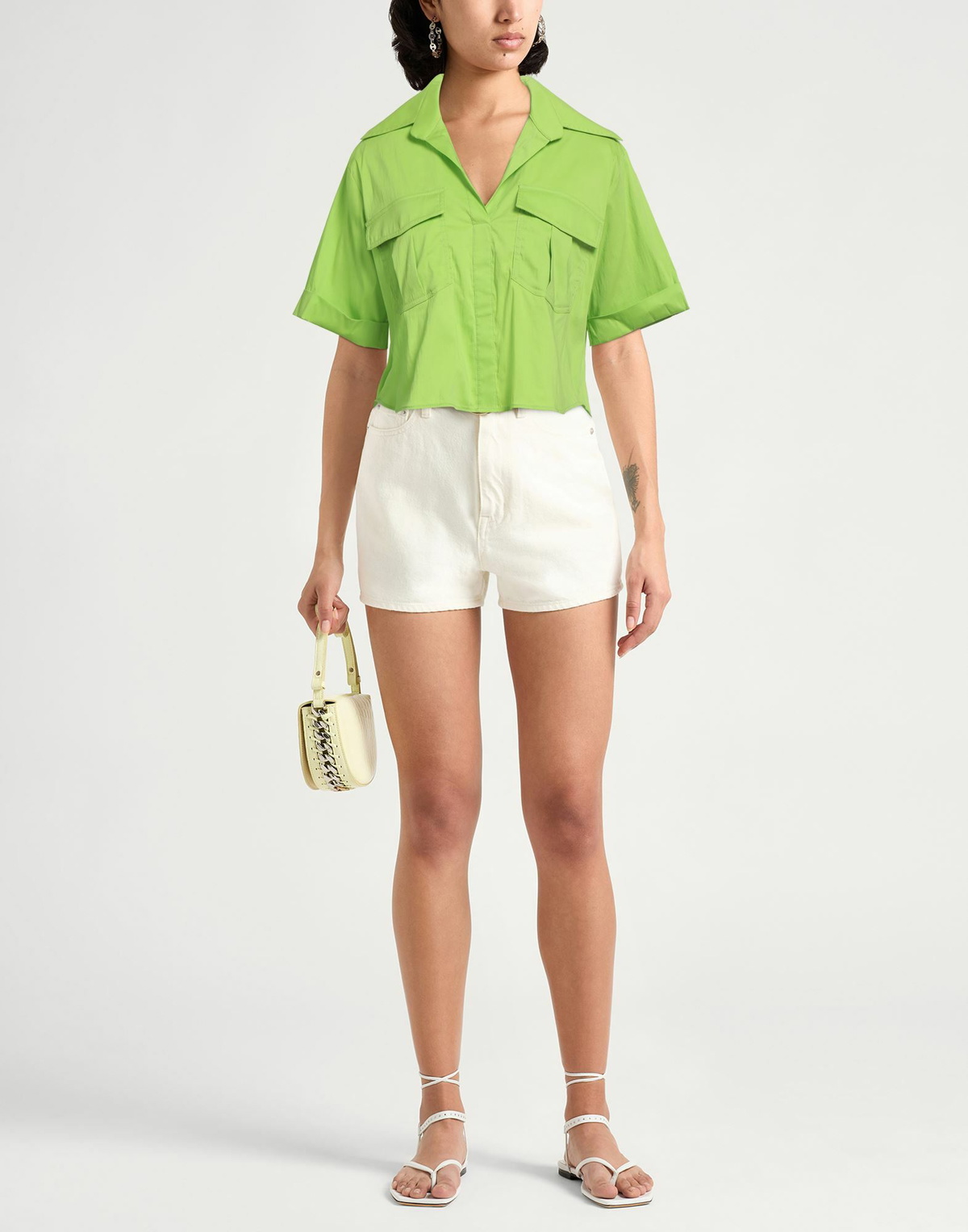 Jijil Womens Top Light in Green