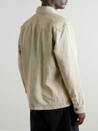 RRL - Perkins Shawl-Collar Denim Overshirt - Neutrals