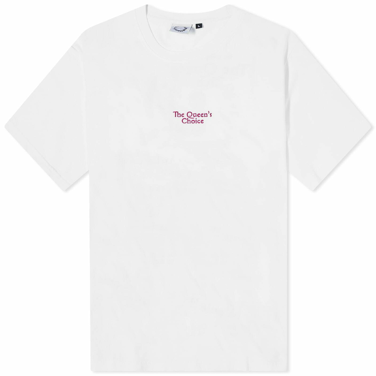 Carne Bollente Mens The Queens Choice T Shirt In White Carne Bollente 