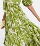 Erdem Dalia printed cotton poplin maxi dress