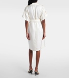 Burberry Belted midi dress