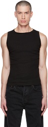 Aries Two-Pack White & Black Racer Back Tank Tops