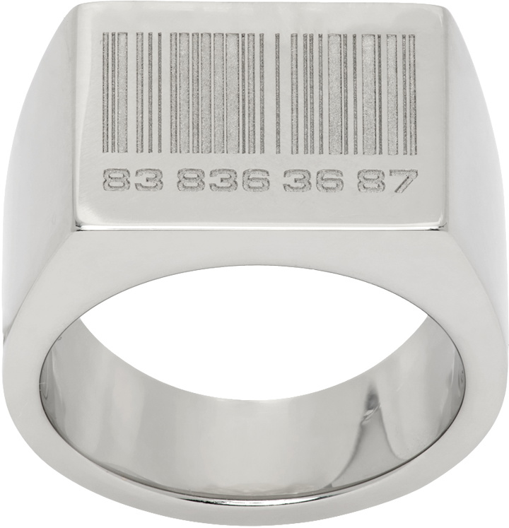Photo: VTMNTS Silver Barcode Ring