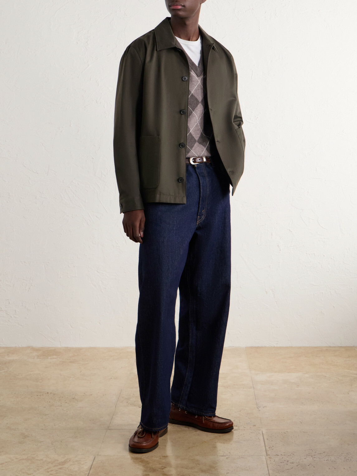 Sunspel - Cotton-Drill Jacket - Green