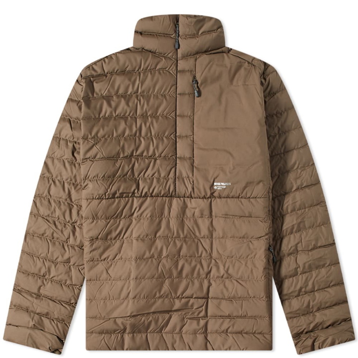 Photo: Norse Projects Men's Kjelde Down Pertex Quantum Jacket in Shale Stone