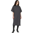Fear of God ESSENTIALS Gray Long T-shirt Midi Dress