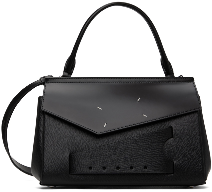 Maison Margiela Black Snatched Top Handle Small Bag Maison Margiela
