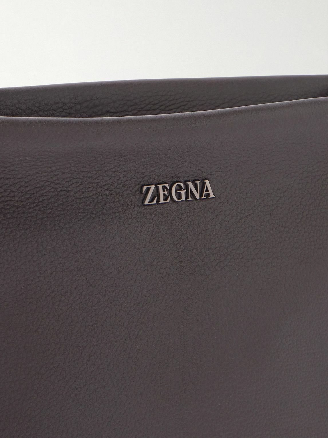 Zegna - SECONDSKIN Leather Messenger Bag