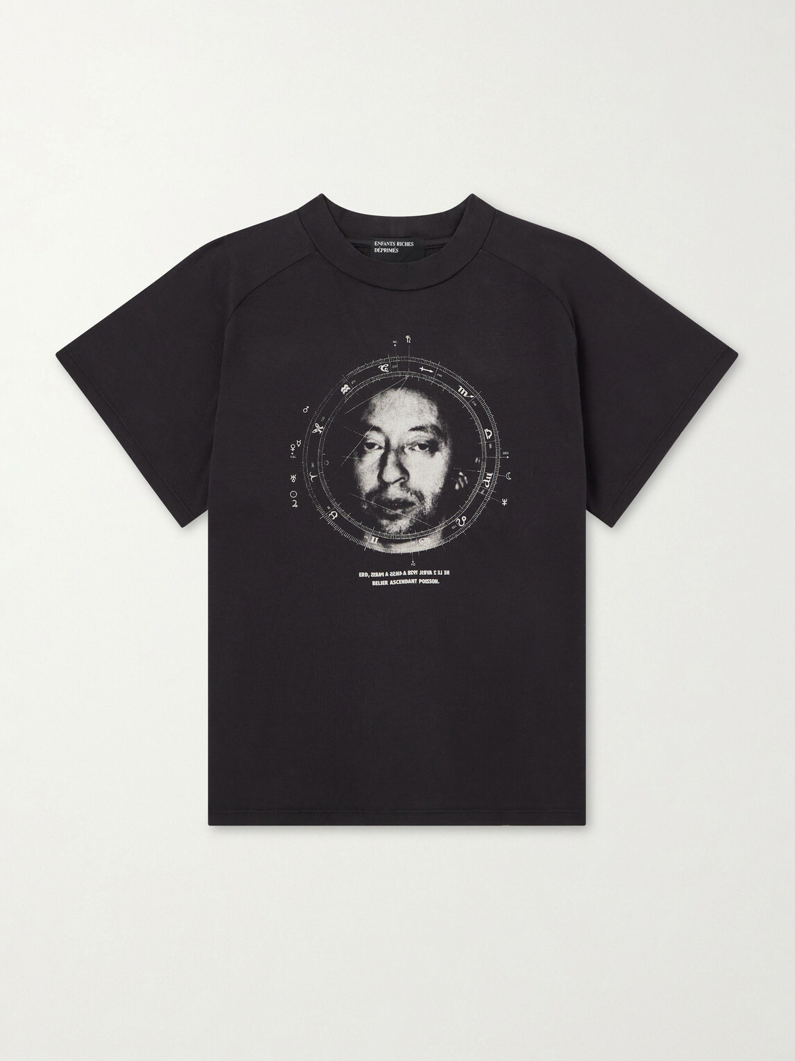Enfants Riches Déprimés - Serge Printed Cotton-Jersey T-Shirt - Black
