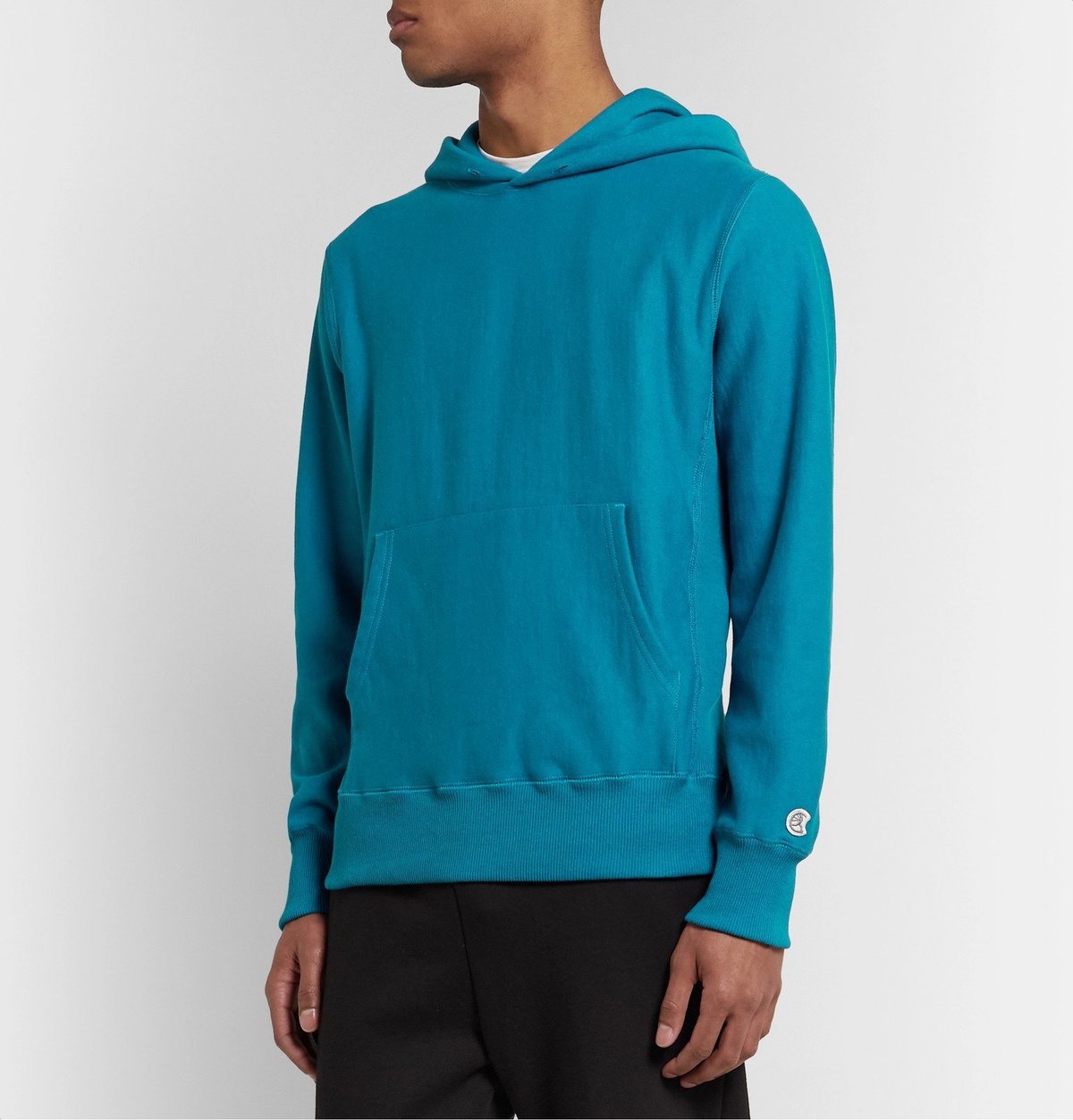 Todd Snyder Champion - Loopback Cotton-Jersey Hoodie - Blue