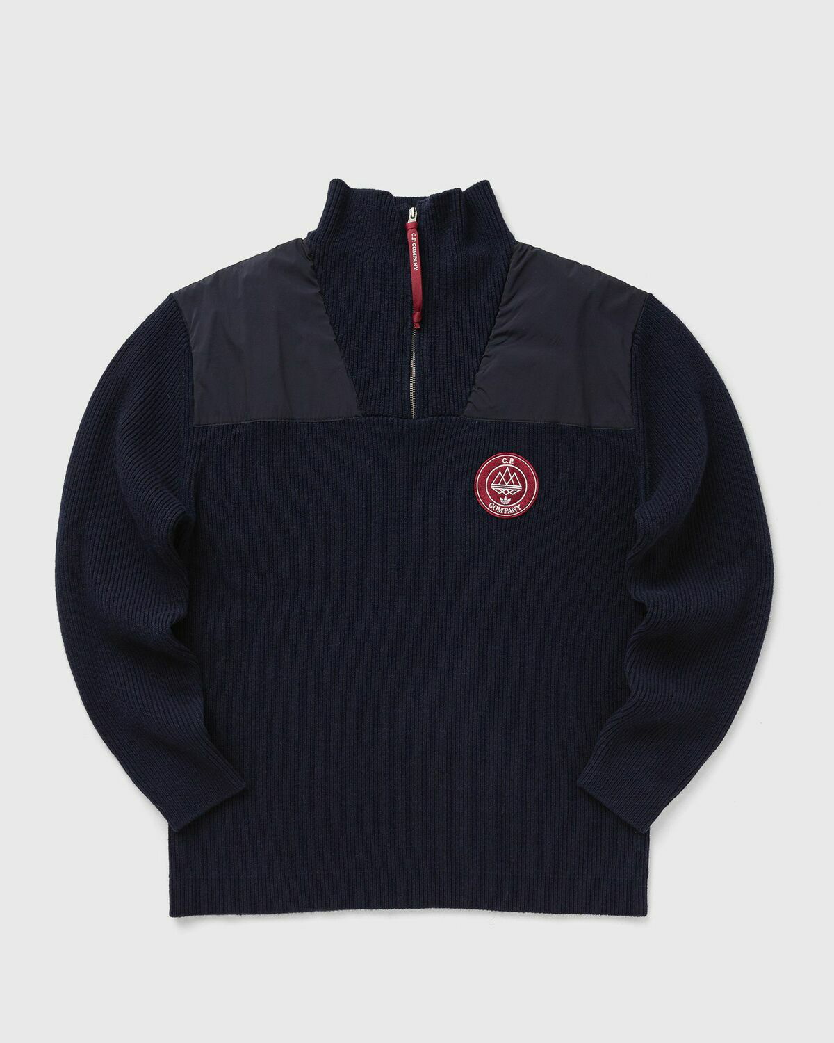 【名色】C.P. COMPANY halfzip Sweat Top C.P. Company Light Fleece Half Zipped Sweatshirt Grey | Cultizm