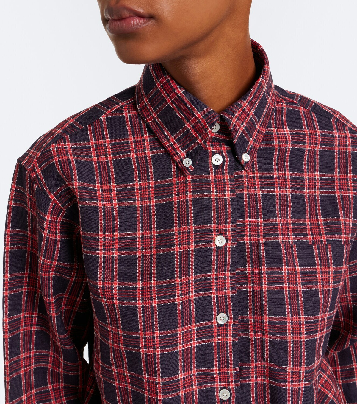 Róhe Checked shirt