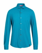 Drumohr Mens Shirt Turquoise