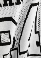 Nahmias Football Open-knit Cotton T-shirt White