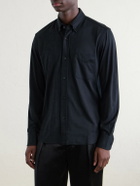TOM FORD - Silk and Cotton-Blend Shirt - Black