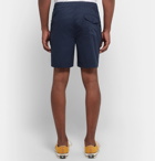 Onia - Aiden Slim-Fit Cotton-Twill Drawstring Shorts - Navy