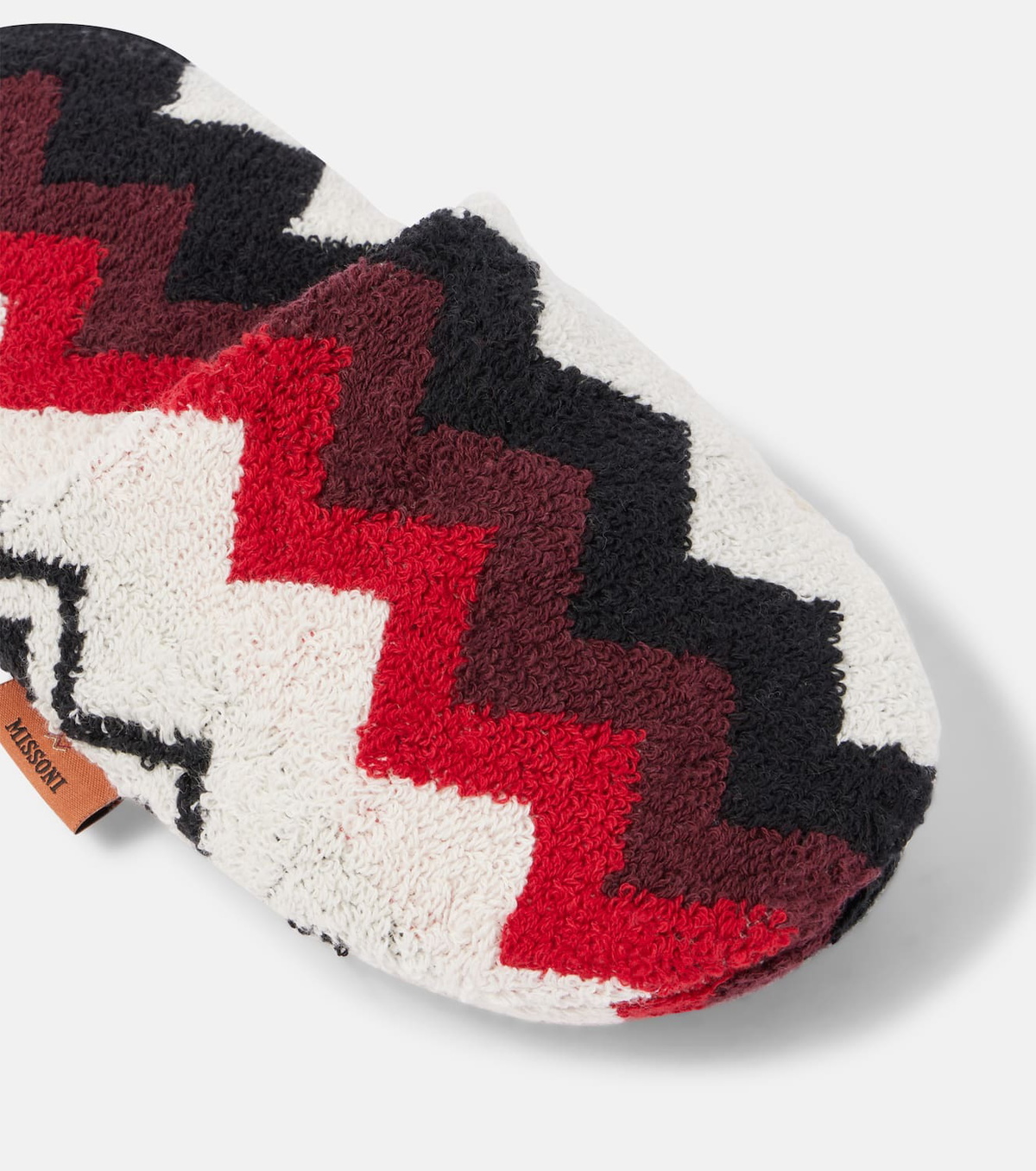 Missoni Zigzag cotton terry house shoes
