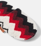 Missoni Zigzag cotton terry house shoes