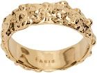 FARIS Gold Slim Roca Ring
