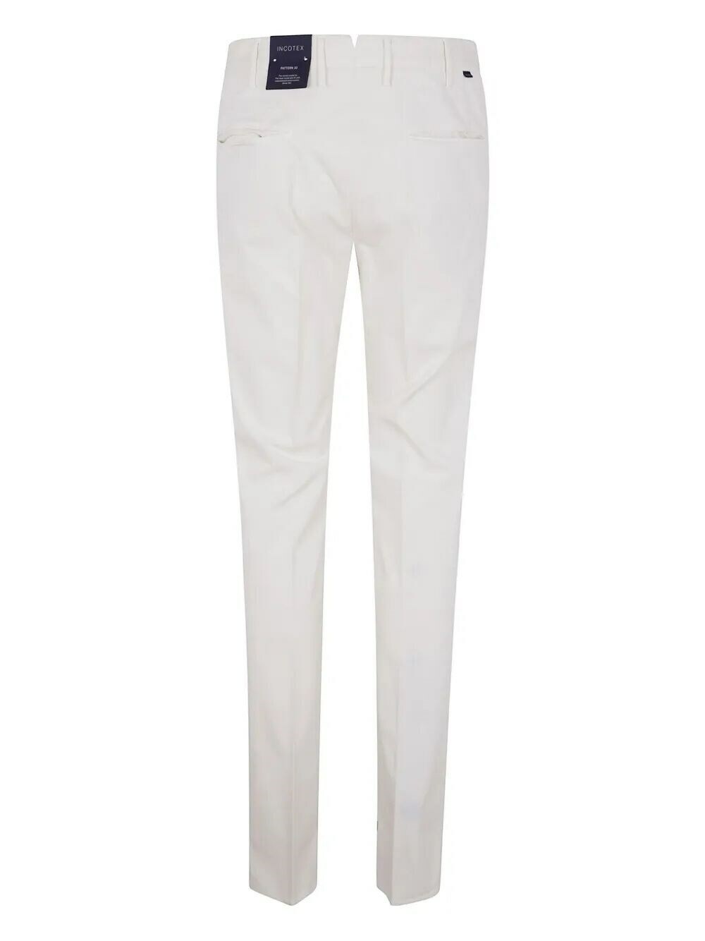 Incotex Slim Fit Trousers in White