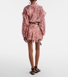 Isabel Marant Ceiva silk miniskirt