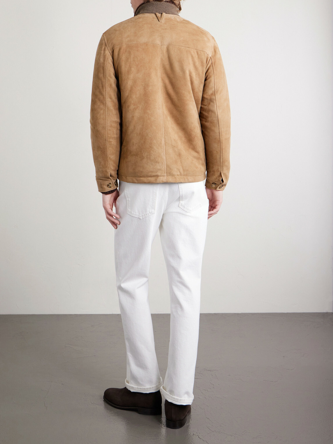 Valstar - Brera Padded Suede Field Jacket - Brown