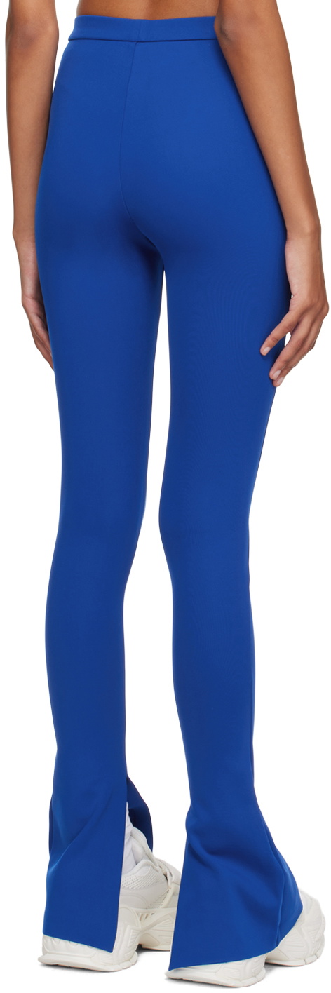 Blue off cheap white leggings