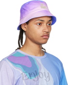 Isabel Marant Blue & Purple Haley Bucket Hat