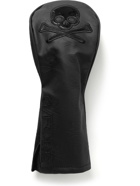 G/FORE - Skull & T's Embellished Velour-Lined PU Wood Headcover