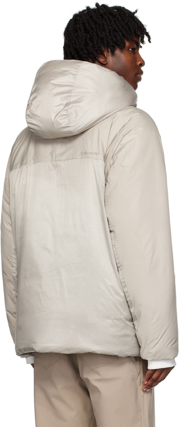 Houdini Beige Double Dunfri Puffer Jacket Houdini