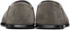 Fear of God Taupe Slip On Loafers