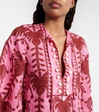 Johanna Ortiz Wild Savannah printed linen tunic