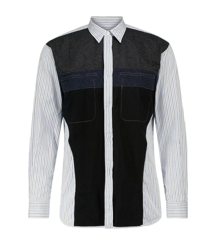 Photo: Comme des Garcons SHIRT - Deconstructed cotton and wool shirt