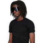 Rick Owens Black Tower Shield Sunglasses
