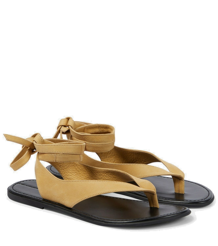Photo: The Row Beach leather thong sandals