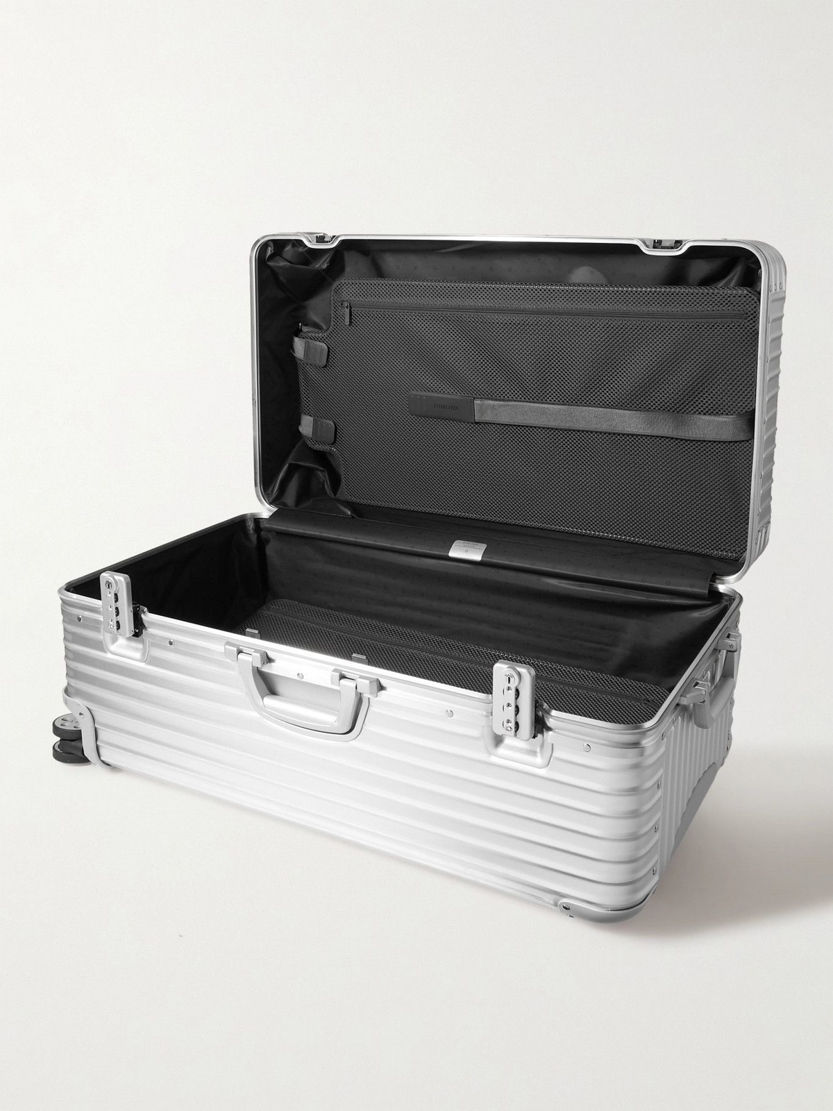 Original Trunk Plus Large Aluminium Suitcase, Silver