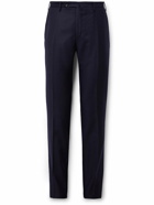 Incotex - Venezia 1951 Slim-Fit Worsted Wool-Flannel Trousers - Blue