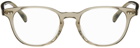 Oliver Peoples Khaki Sadao Glasses