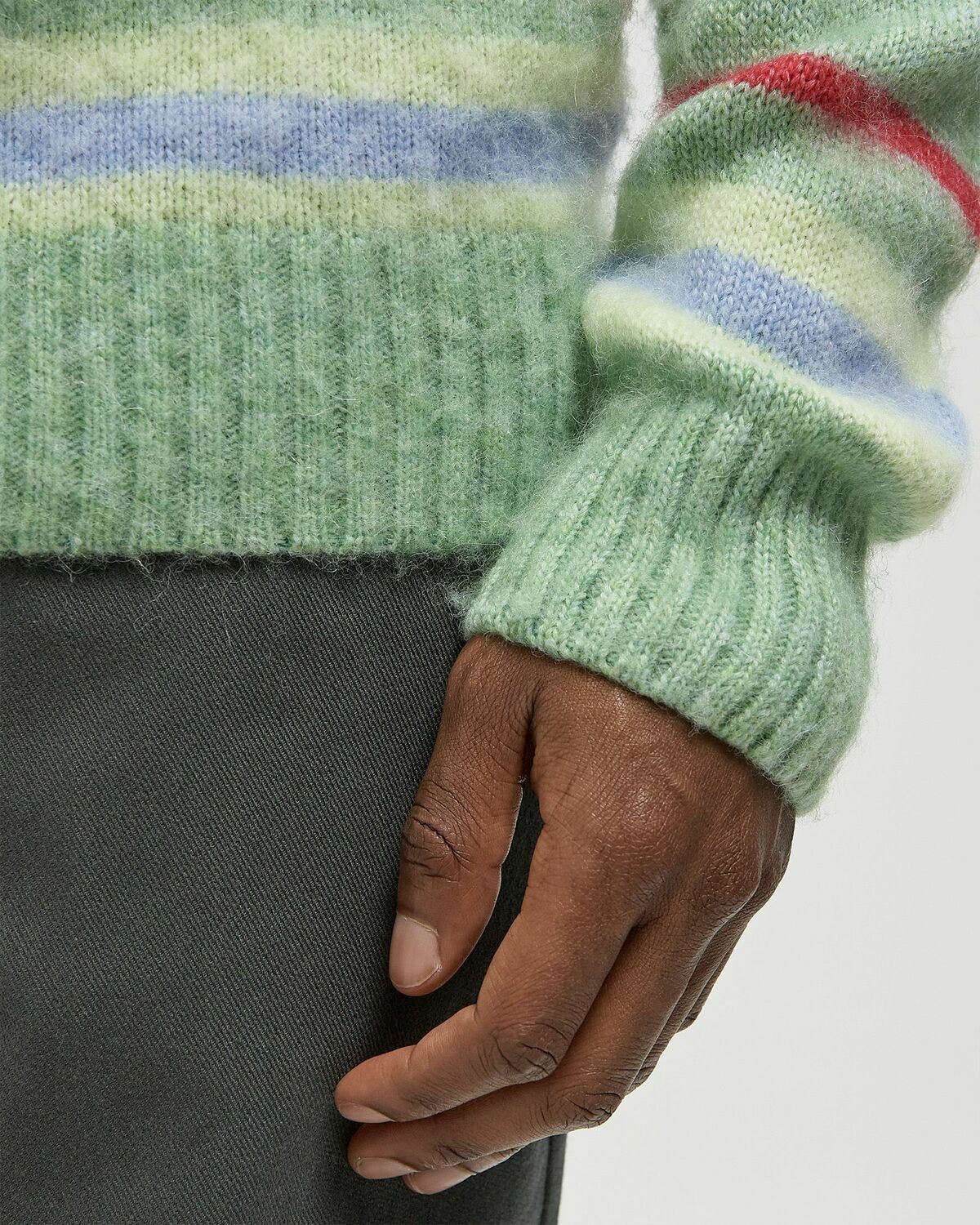 Lacoste SWEATERS Green Mens Pullover