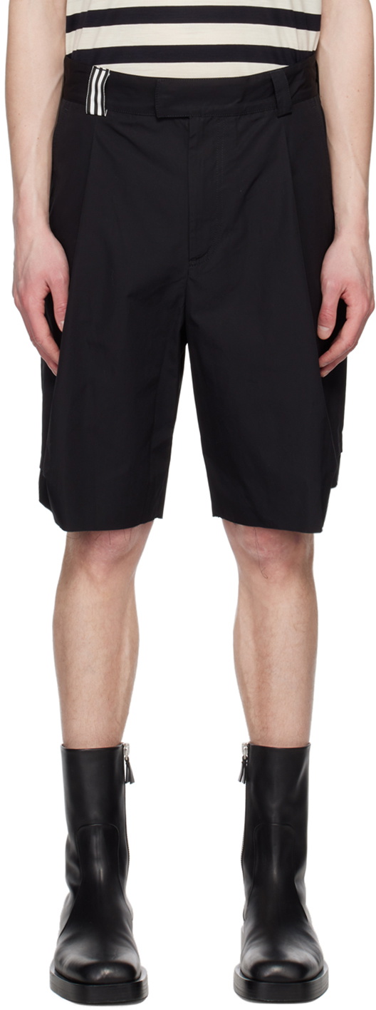 Marina Yee Black Wide Shorts